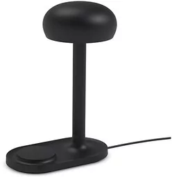 Eva Solo - Emendo Portable Lampa Stołowa w/Qi Wireless Charging Black - Lampy stojące - miniaturka - grafika 1