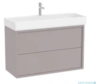 Szafki łazienkowe - Roca Tura Unik zestaw szafka z umywalką 100x43x60 SZLACHETNY SZARY A852035559 - miniaturka - grafika 1
