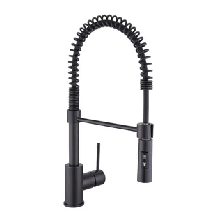 Bateria kuchenna z wyciąganą wylewką U 43,7 cm Tomas Czarna Delinia - Baterie kuchenne - miniaturka - grafika 1