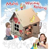 Pudła i kartony archiwizacyjne - Domek Kartonowy szary - miniaturka - grafika 1