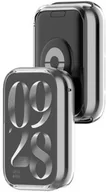 Akcesoria do smartwatchy - Bizon Etui z osłoną ekranu Case Watch Felipe do Xiaomi Mi Smart Band 9 Pro, przeźroczyste - miniaturka - grafika 1