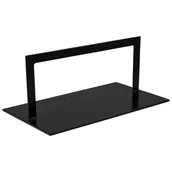 Meble fryzjerskie - Podnóżek fryzjerski loft Akali PRO Italy czarny dostępny w 48H - miniaturka - grafika 1