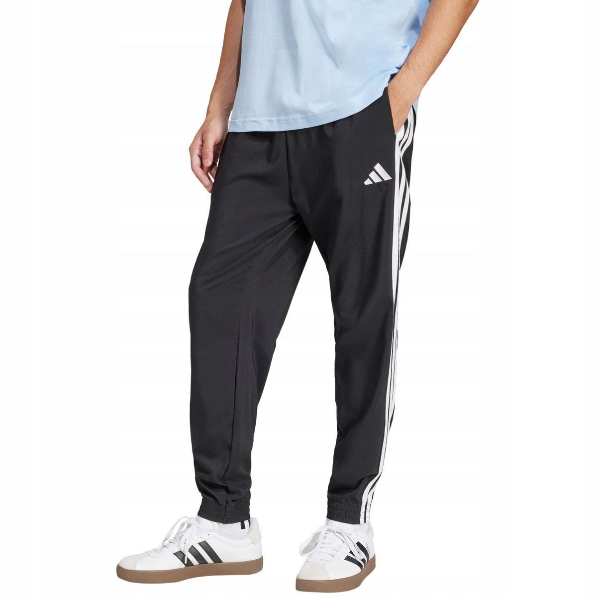 Spodnie męskie adidas Essentials 3-Stripes Woven czarne IM7841 2XL