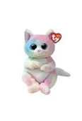 Maskotki i pluszaki - Beanie Bellies Jenni - tęczowy kot 15cm - miniaturka - grafika 1
