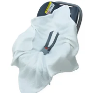 Otulacze - OTULACZ DO FOTELIKA NOSIDEŁKA MUŚLINOWY BEZ WYPEŁNIENIA LETNI Kerstin - miniaturka - grafika 1