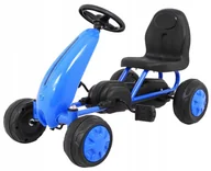 Jeździki dla dzieci - Gokart na Pedały dla Najmłodszych Pełna Obudowa Niebieski Jakość - miniaturka - grafika 1