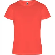 Koszulki męskie - Koszulka męska Sportowa T-shirt Roly Camimera CA0450 FLUOR CORAL XL - miniaturka - grafika 1