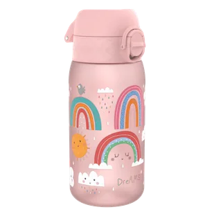 Ion8, Tęcza, bidon z ustnikiem, różowy, 350 ml - Bidony dla dzieci - miniaturka - grafika 1