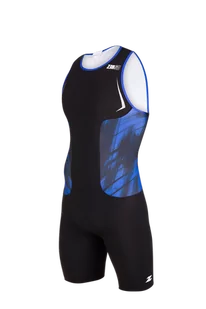ZEROD Strój triathlonowy męski RACER TRISUIT blue vivacity - Bielizna sportowa męska - miniaturka - grafika 1