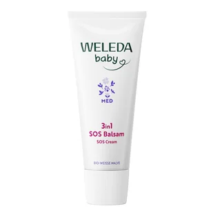 Weleda Baby Med 3w1, kojący krem SOS, od 1 dnia życia, 50 ml - Kremy dla dzieci - miniaturka - grafika 1