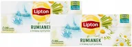 Herbata - ﻿Herbata Lipton Rumianek z trawą cytrynową 2 opakowania - miniaturka - grafika 1