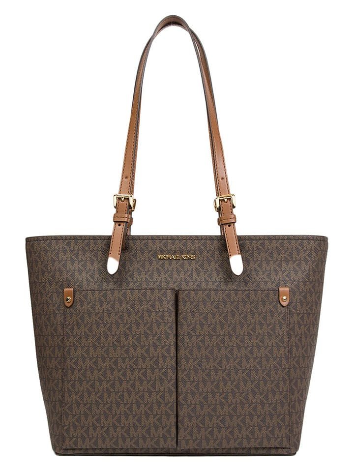 Michael Kors Shopper bag w kolorze ciemnobrązowym - 37 x 26 x 17 cm