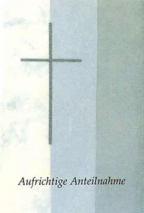 BSB BSB Karta kondolencyjna karta kondolencyjna z okazji narodzin - krzyż - z kopertą, 8110420-2 8110420-2 - Kartki okolicznościowe i zaproszenia - miniaturka - grafika 1