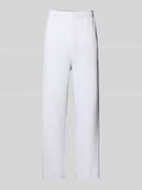 Spodnie sportowe męskie - Spodnie dresowe z prostymi nogawkami z elastycznym pasem - miniaturka - grafika 1