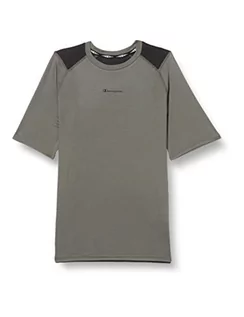 Koszulki męskie - Champion t-shirt męski c-tech, Rurka karabinu/czarny, L - grafika 1