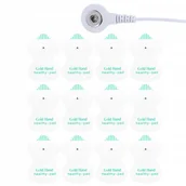 Masażery - Elektrody Żelowe Tens Ems 8X5,5Cm Nakładki Pady Do Elektrostymulatora 12Szt - miniaturka - grafika 1