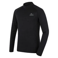 Bielizna sportowa męska - Męska bielizna termoaktywna Husky Merow zip M Rozmiar: XL / Kolor: czarny - miniaturka - grafika 1