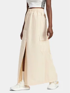 adidas Spódnica trapezowa Premium Essentials IU2677 Beżowy Regular Fit - Spódnice - miniaturka - grafika 1