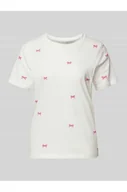 Koszulki i topy damskie - T-shirt z wyhaftowanym motywem model CAMINO - Ichi - miniaturka - grafika 1
