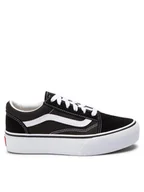 Buty dla dziewczynek - Vans Tenisówki Old Skool Platfor VN0A3TL36BT1 Czarny - miniaturka - grafika 1