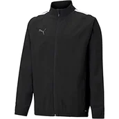 Bluzy dla dziewczynek - Puma Bluza dziecięca Teamliga Sideline Jkt Jr Black White 164 657260 - miniaturka - grafika 1