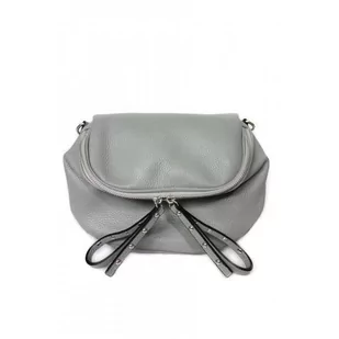 Listonoszka ,chlebak ,nerka Vera Pelle szeroki pasek ,pojemna A5 Szara VP591G - Nerki Listonoszka ,chlebak ,nerka Vera Pelle szeroki pasek ,pojemna A5 Szara VP591G - Nerki - miniaturka - grafika 1