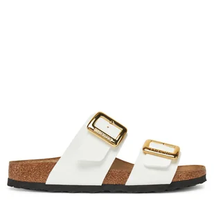 Klapki Birkenstock Sydney Cushion Buckle 1029438 Biały - Klapki i japonki damskie - miniaturka - grafika 1