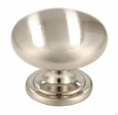 Zawiasy, okucia i inne akcesoria - Gałka meblowa 1533 Srebrna Polerowana - miniaturka - grafika 1