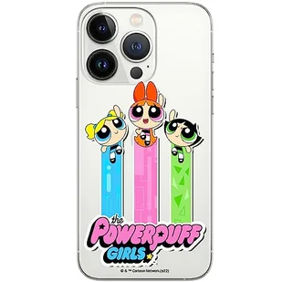 ERT GROUP etui na telefon Iphone 13 PRO, case oryginalny i oficjalnie licencjonowany przez The Powerpuff Girls, wzór The Powerpuff Girls 030, plecki z TPU częściowo przeźroczyste - Etui i futerały do telefonów - miniaturka - grafika 1