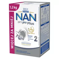 Mleko modyfikowane - NAN OPTIPRO PLUS 2 MLEKO NASTĘPNE 1,2 KG (2 X 600 G) - miniaturka - grafika 1