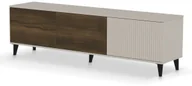 Szafki RTV - Szafka RTV RANDOM 2 180cm orzech/kaszmirowa HALMAR - miniaturka - grafika 1
