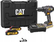 Wiertarko-wkrętarki akumulatorowe - Caterpillar Wiertarko-wkrętarka CAT DX11 2xAku 2Ah - miniaturka - grafika 1
