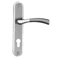 Klamki - Schaffner Klamka do drzwi wewnętrznych Jula 90 Nikiel Chrom - miniaturka - grafika 1