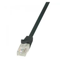 Patchcordy - Logilink Patchcord CAT 5e UTP1 m czarny CP1033U - miniaturka - grafika 1