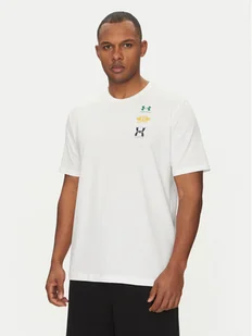 Under Armour T-Shirt EVOL Logo 1390165 Biały Regular Fit - Koszulki męskie - miniaturka - grafika 1