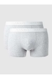 Obcisłe bokserki z detalami z logo w zestawie 2 szt. - Hanro - Majtki damskie - miniaturka - grafika 1