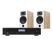 Zestawy stereo - Rotel A12 MKII (czarny) + Diva 3 (dąb) - miniaturka - grafika 1