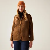 Bluzy sportowe damskie - Regatta Polar damski rozsuwany Mellrey Brązowy, Rozmiar: 52 - miniaturka - grafika 1