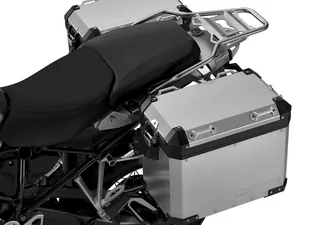 Kufer motocyklowy aluminiowy boczny BMW R 1200 GS, F 850 GS, srebrny - prawa - Kufry i sakwy motocyklowe - miniaturka - grafika 1