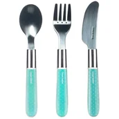 Sztućce dla dzieci - Canpol Babies Babies Babies, Metalowe sztućce dla dzieci, Niebieskie - miniaturka - grafika 1