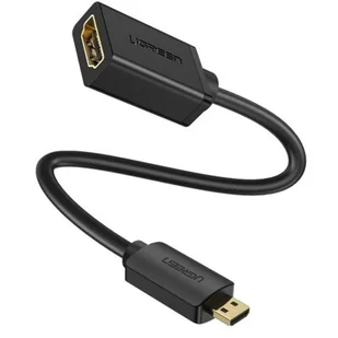 Ugreen Ugreen kabel przewód przejściówka adapter HDMI - micro HDMI 19 pin 20cm czarny (20134) 20134-ugreen - Adaptery i przejściówki - miniaturka - grafika 1