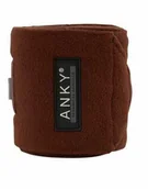 Akcesoria jeździeckie - Anky  Technical Casual Bandaże polarowe 4 szt. ATB221001 SS 2022 - ANKY - rum raisin - miniaturka - grafika 1