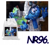 Puzzle - PUZZLE 35 EL. UKŁADANKA SMERFY PAPA SMERF WAŻNIAK + WORECZEK Z NADRUKIEM - miniaturka - grafika 1