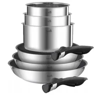 Zestawy garnków i patelni - BERRETTI COMODO - Zestaw garnków 16/18/20 cm i patelni 20/24/28 cm z odpinanymi uchwytami - miniaturka - grafika 1