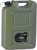 Akcesoria turystyczne - hünersdorff Hünersdorf 802000 kanister na benzynę, 20 l, oliwkowa zieleń, homologacja UN 802000 - miniaturka - grafika 1