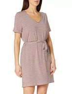 Sukienki - VERO MODA Vmpolly Ss Short Dress JRS sukienka damska, Snow White - paski Sable Stripes, L - miniaturka - grafika 1