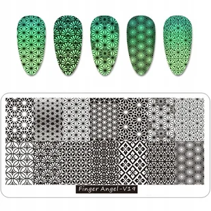 Blaszka Płytka do Stempli do zdobienia Paznokci - Ozdoby do paznokci - miniaturka - grafika 32