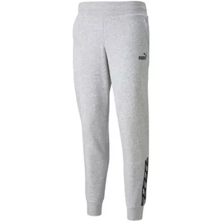 Spodnie sportowe damskie - Spodnie damskie Puma Power Pants FL szare - grafika 1