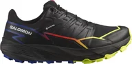 Buty trekkingowe męskie - Buty do biegania dla mężczyzn Salomon Thundercross Gore-Tex Rozmiar butów (UE): 46 2/3 / Kolor: czarny/żółty - miniaturka - grafika 1