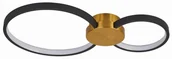 Lampy sufitowe - Condida - plafon LED złoty/czarny mat 641102-32 - miniaturka - grafika 1